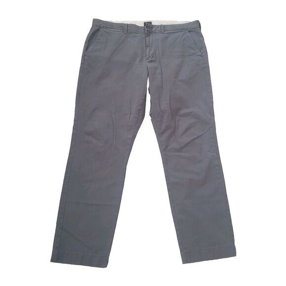 J. Crew 770 Straight Chino Pants Gray Mens Size 36x30 (Actual 38x29) - Picture 1 of 9